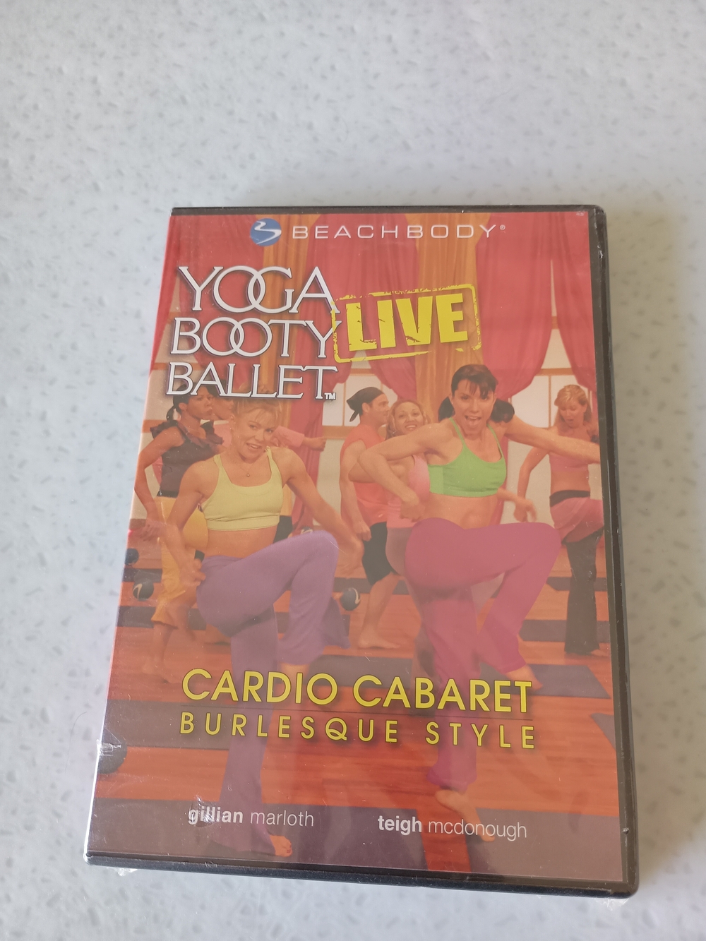 Beachbody Yoga Booty Ballet Live Cardio Cabaret DVD New
